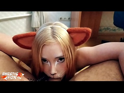 ❤️ Kitsune anameza mboo na kumeza mdomoni Ponografia tu ️❤